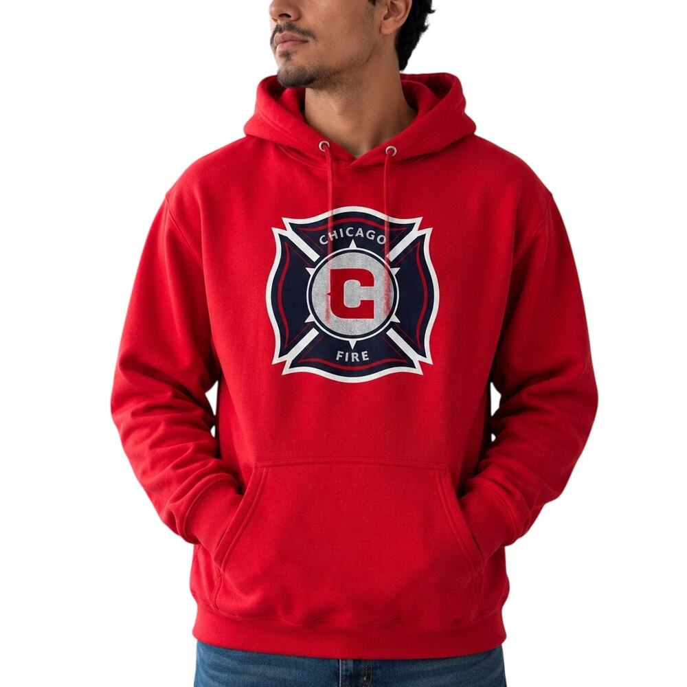 Fanatics Chicago Fire Schweinsteiger 31 Red Hoodie MLS Soccer Large NWT
